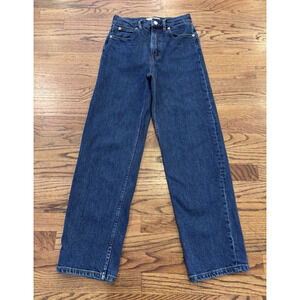 Everlane The Way High Jean Blue 25 Long Straight Gorgeous!